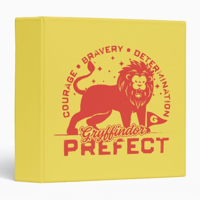 GRYFFINDOR™ Prefect Badge 3 Ring Binder (Front/Spine)