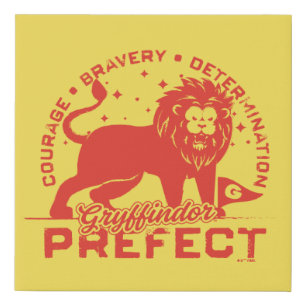 GRYFFINDOR™ Prefect Badge Faux Canvas Print
