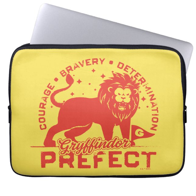GRYFFINDOR™ Prefect Badge Laptop Sleeve (Front)