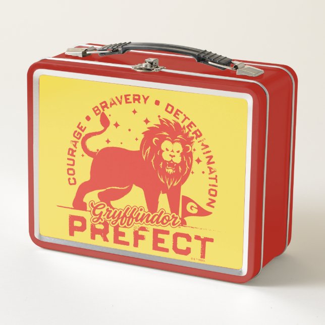 GRYFFINDOR™ Prefect Badge Metal Lunch Box (Front)