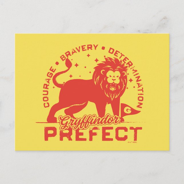 GRYFFINDOR™ Prefect Badge Postcard (Front)