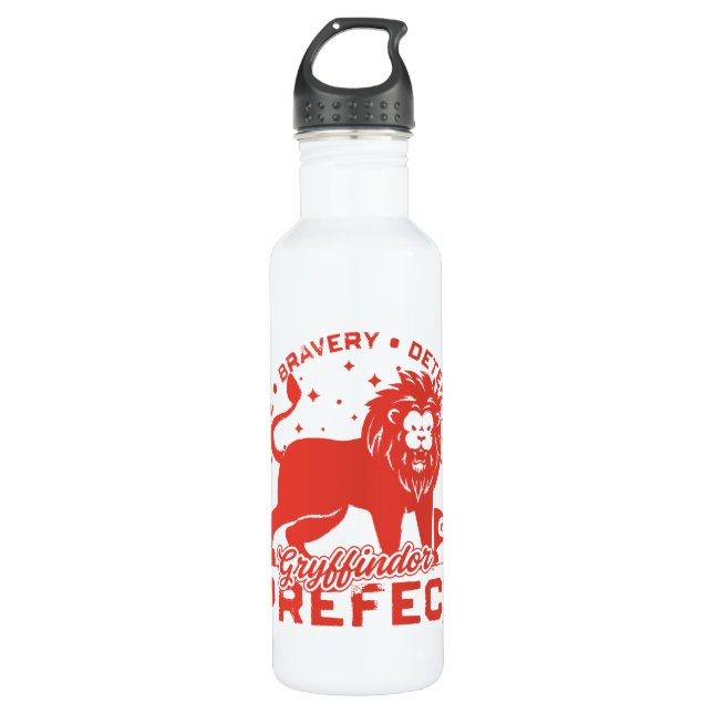 GRYFFINDOR™ Prefect Badge Stainless Steel Water Bottle (Front)