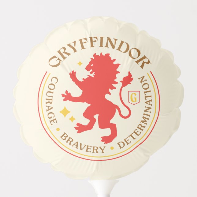 GRYFFINDOR™ Red Lion House Pride Badge Balloon (Front)