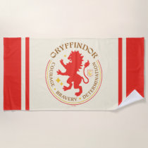 GRYFFINDOR™ Red Lion House Pride Badge Beach Towel