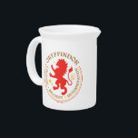 GRYFFINDOR™ Red Lion House Pride Badge Beverage Pitcher<br><div class="desc">These are the tenets for GRYFFINDOR™ House Pride: Courage - Bravery - Determination. Wear this courageous GRYFFINDOR™ badge on a t-shirt or grab on a mug! Shop this design on more custom Zazzle products for the perfect gift.</div>