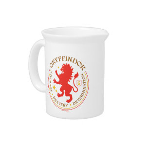 GRYFFINDOR™ Red Lion House Pride Badge Beverage Pitcher