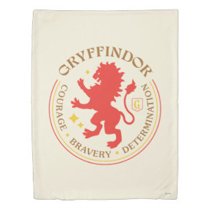 GRYFFINDOR™ Red Lion House Pride Badge Duvet Cover