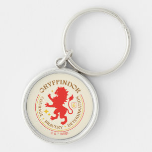 GRYFFINDOR™ Red Lion House Pride Badge Keychain