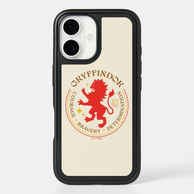 GRYFFINDOR™ Red Lion House Pride Badge Otterbox iPhone Case (Back)