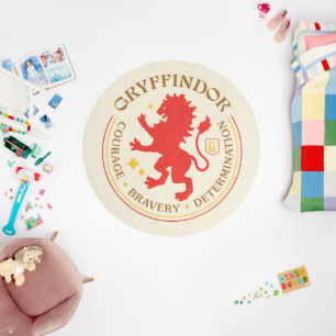 GRYFFINDOR™ Red Lion House Pride Badge Outdoor Rug