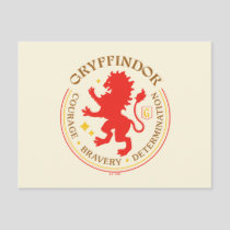 GRYFFINDOR™ Red Lion House Pride Badge Postcard
