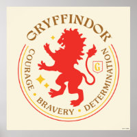 GRYFFINDOR™ Red Lion House Pride Badge