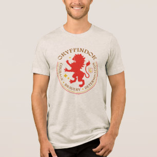 GRYFFINDOR™ Red Lion House Pride Badge Tri-Blend Shirt