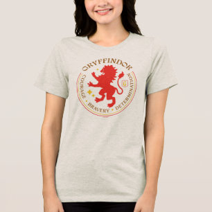 GRYFFINDOR™ Red Lion House Pride Badge Tri-Blend Shirt