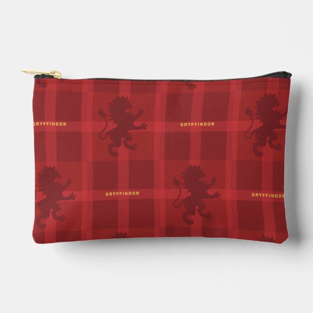 GRYFFINDOR™ Tartan Plaid Pattern Accessory Pouch (Front)