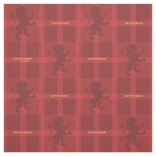 GRYFFINDOR™ Tartan Plaid Pattern Fabric