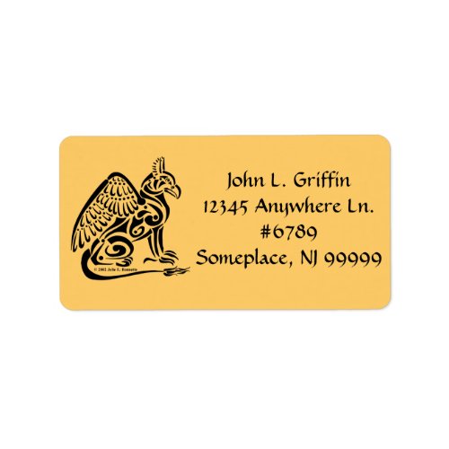 Gryphon Address Label