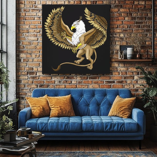 Gryphon Fantasy Griffin Mythology  Canvas Print (Creator Uploaded)