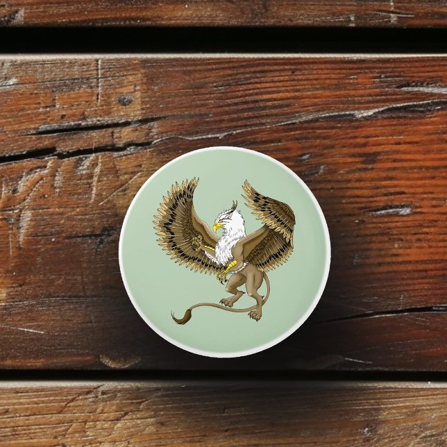 Gryphon Fantasy Griffin Mythology Ceramic Knob (Creator Uploaded)