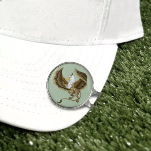 Gryphon Fantasy Griffin Mythology  Golf Hat Clip