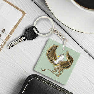 Gryphon Fantasy Griffin Mythology Keychain