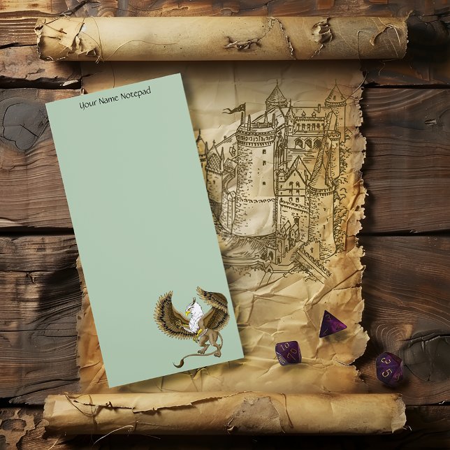 Gryphon Fantasy Griffin Mythology  Magnetic Notepad (Creator Uploaded)