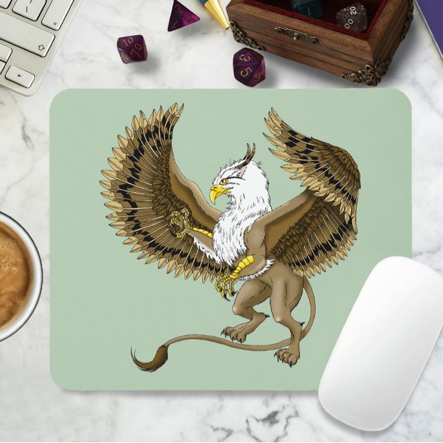 Gryphon Fantasy Griffin Mythology Mouse Pad (Creator Uploaded)