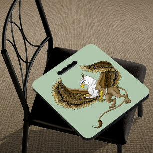 Gryphon Fantasy Griffin Mythology  Seat Cushion
