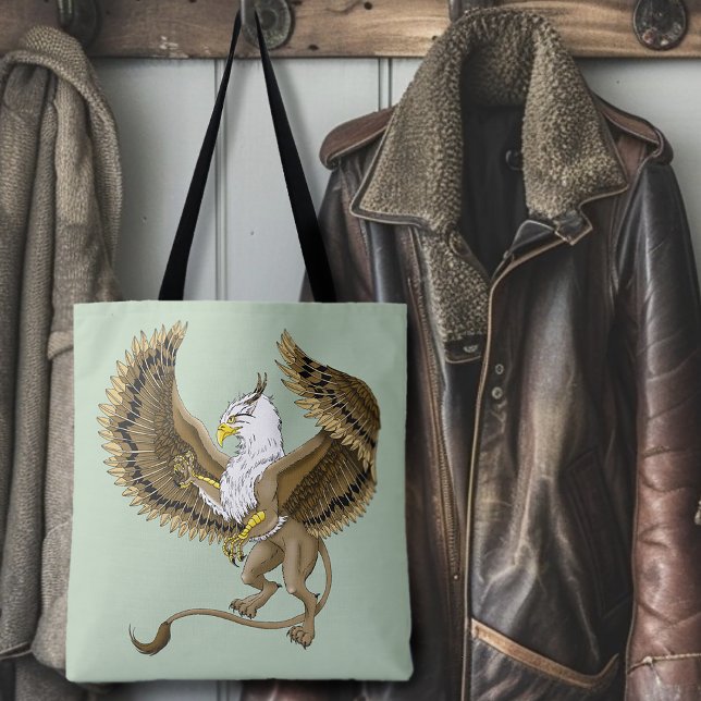 Gryphon Fantasy Griffin Mythology  Tote Bag (Creator Uploaded)