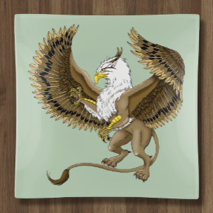 Gryphon Fantasy Griffin Mythology Trinket Tray