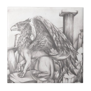 gryphon.jpg ceramic tile