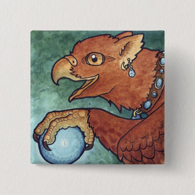Gryphon Mage Button (Front)