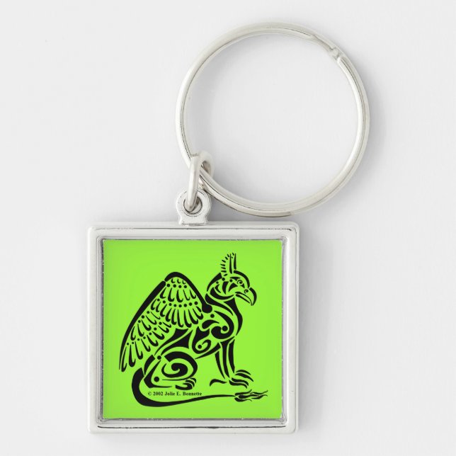Gryphon Square Keychain (Front)