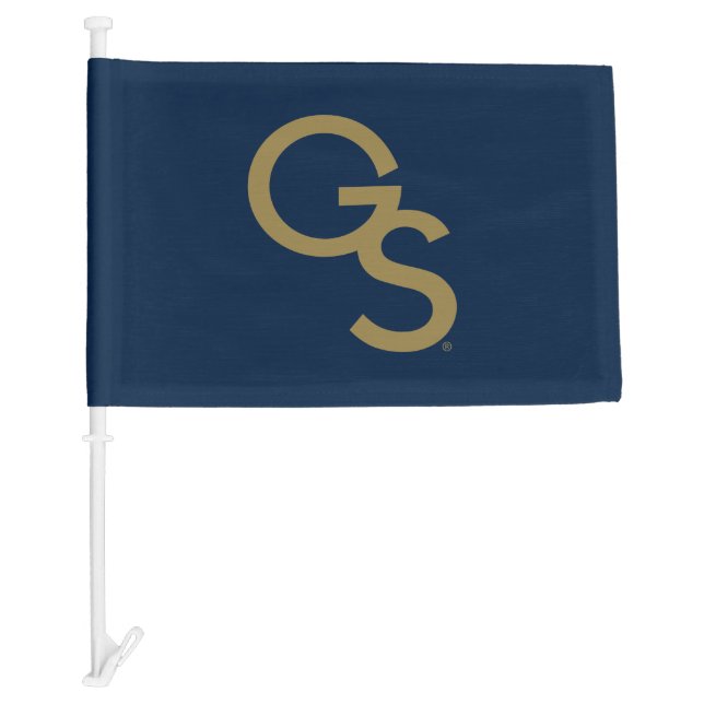 GS Athletic Mark Car Flag (Front)