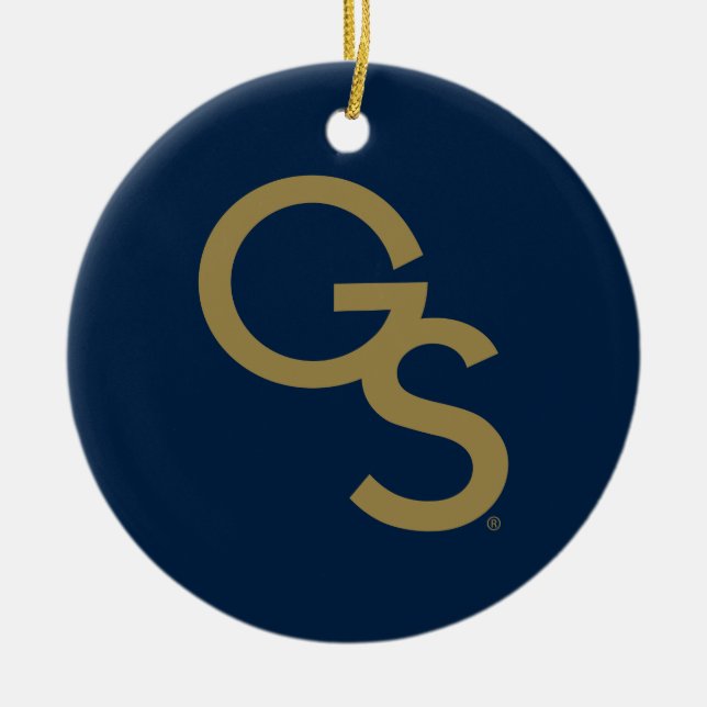 GS Athletic Mark Ceramic Ornament (Front)
