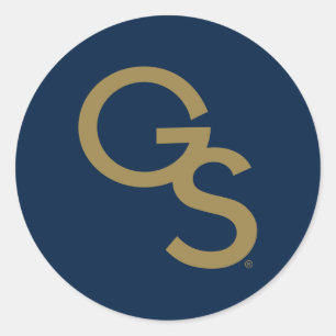 GS Athletic Mark Classic Round Sticker