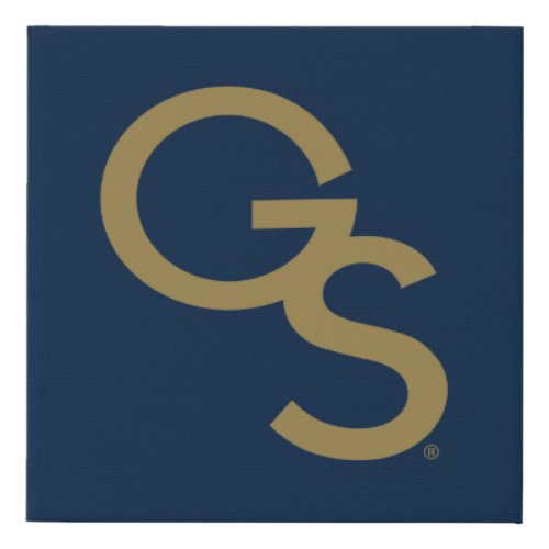 GS Athletic Mark Faux Canvas Print