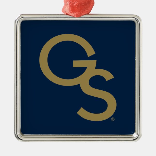 GS Athletic Mark Metal Ornament (Front)