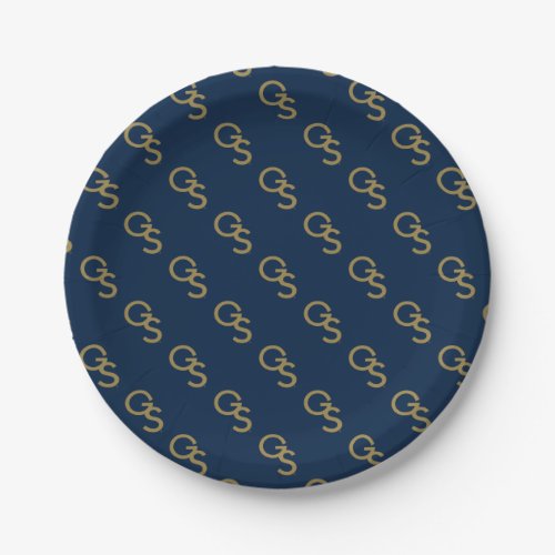 GS Athletic Mark Paper Plates