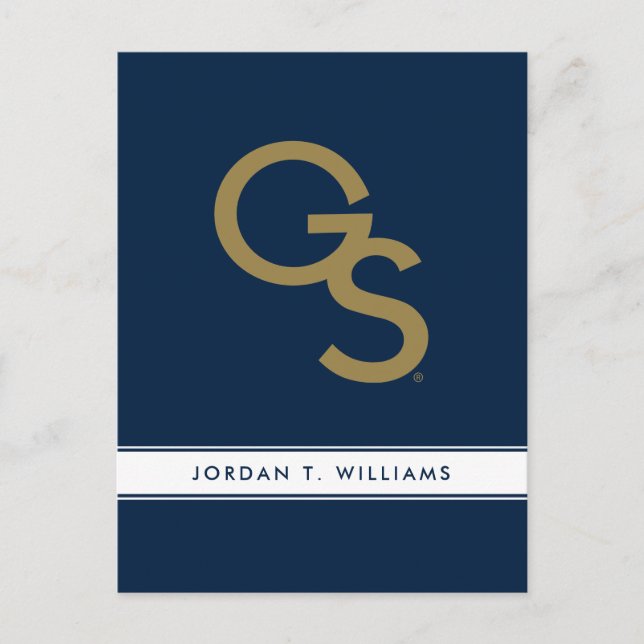 GS Athletic Mark Postcard (Front)