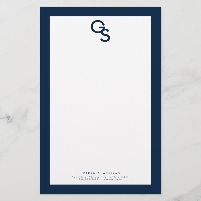 GS Athletic Mark Stationery (Front)