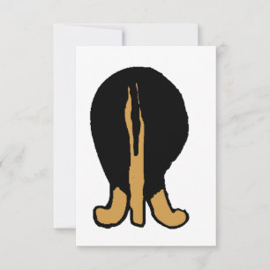 GS bi color hiney Thank You Card