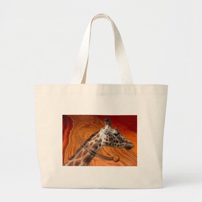 G'S GIRAFFE LARGE TOTE BAG (Front)