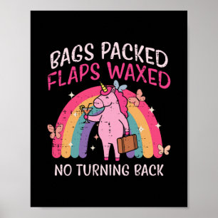Gs Packed Unicorn Funny Inappropriate Vacation Wom Poster