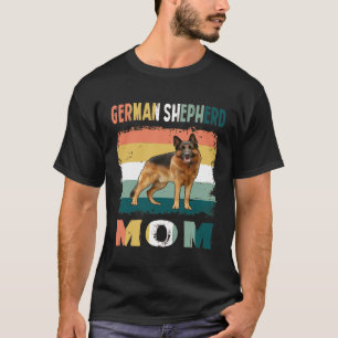 Gsd113 - German Shepherd Mom T-Shirt