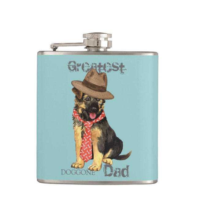GSD Dad Flask (Front)
