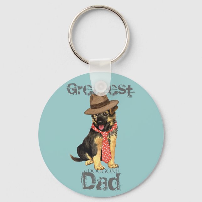 GSD Dad Keychain (Front)