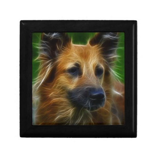 GSD German Shepherd pic Jewelry Box