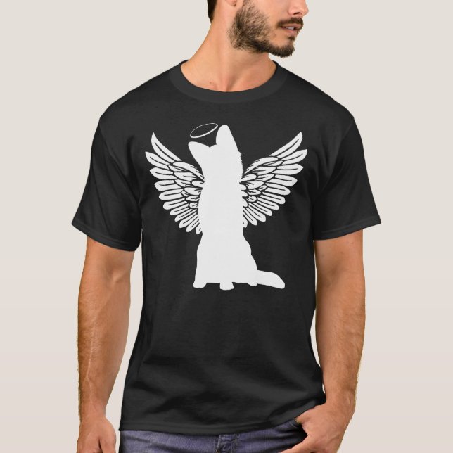 Gsd German Shepherd Stickers  German Shepherd Dog  T-Shirt (Front)