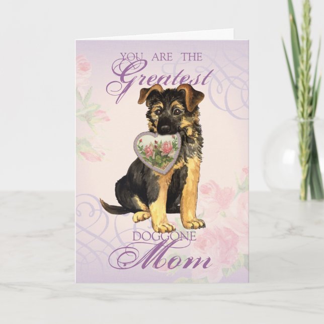 GSD Heart Mom Card (Front)